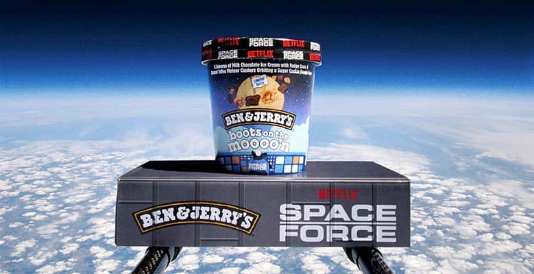 Pint of Boots On The Moooo'n in space.