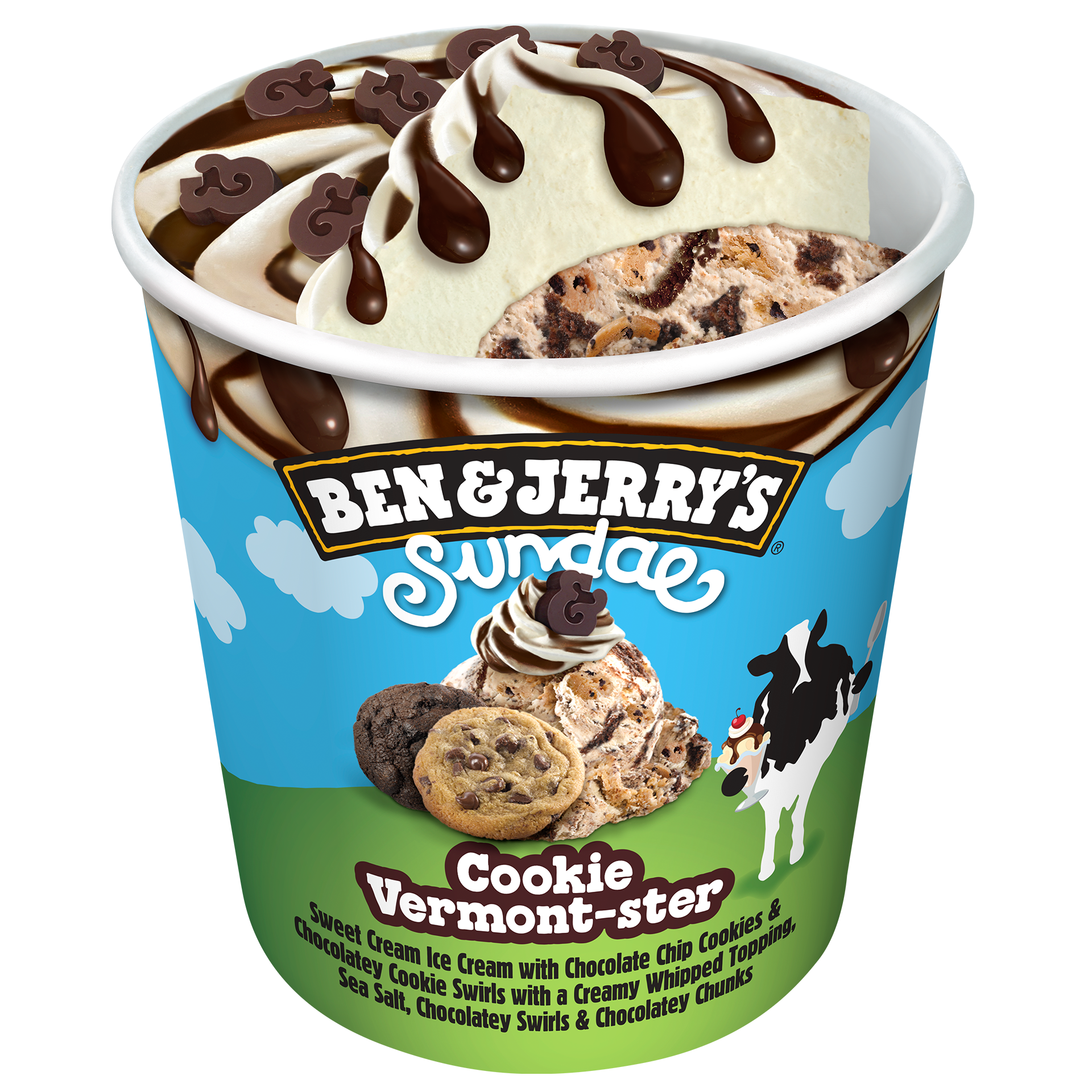 Cookie Vermont-ster Sundaes Pints