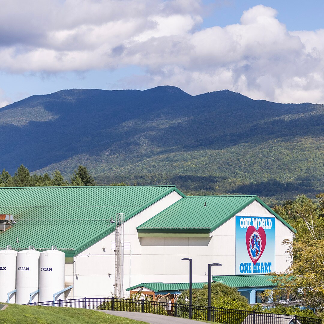 Outside of a Ben & Jerry's factory