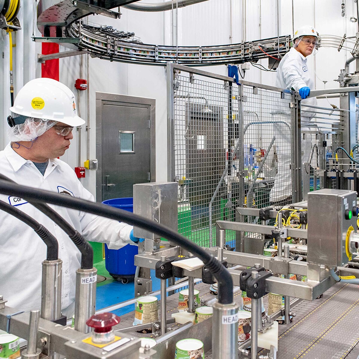 A factory line worker