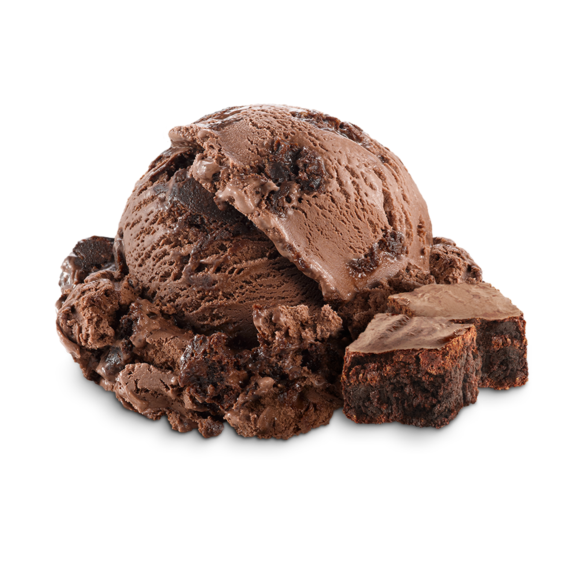 Scoop of Ice Cream with ingredients