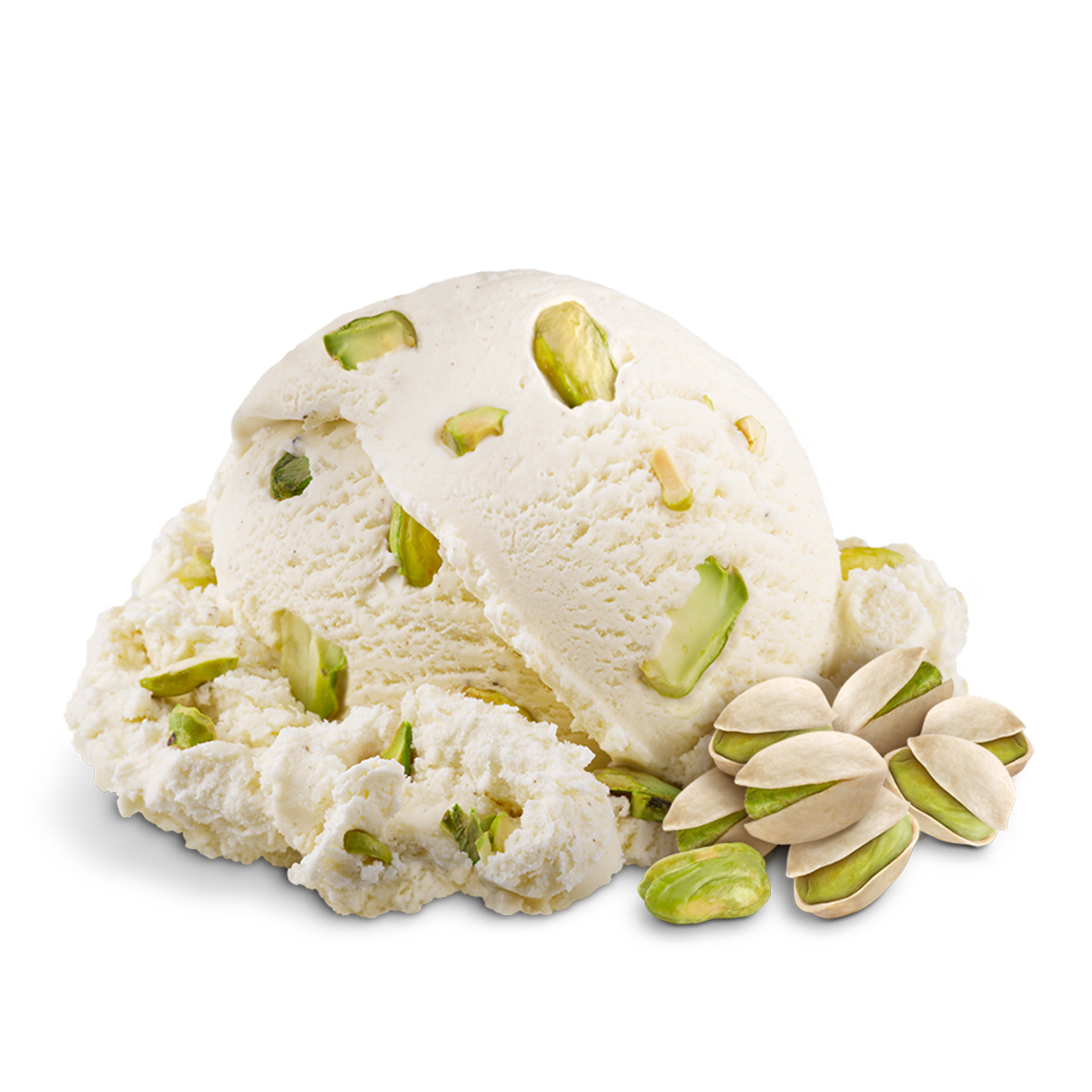 Scoop of Ice Cream with ingredients