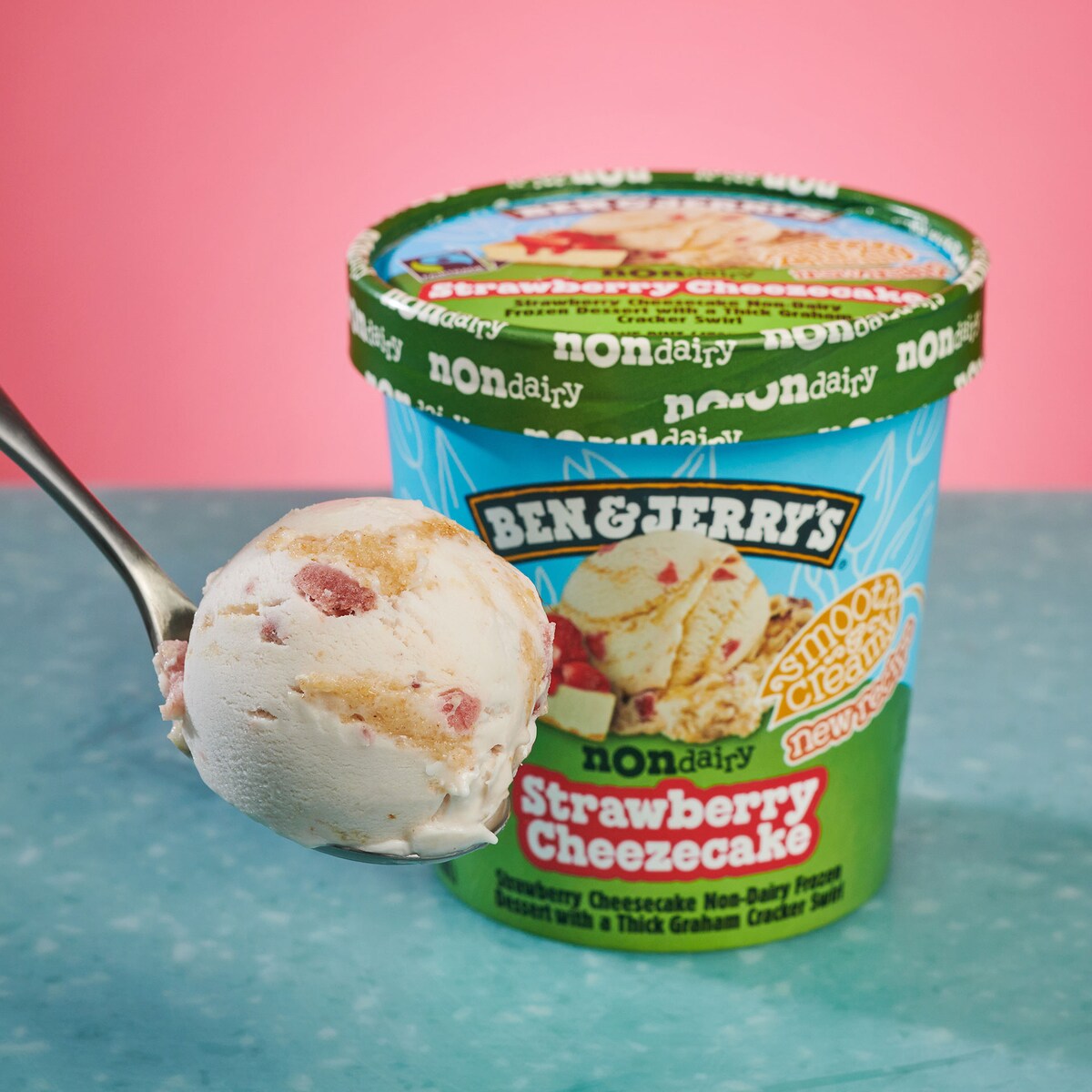 Strawberry Cheezecake Non-Dairy - Pint 1 / 2