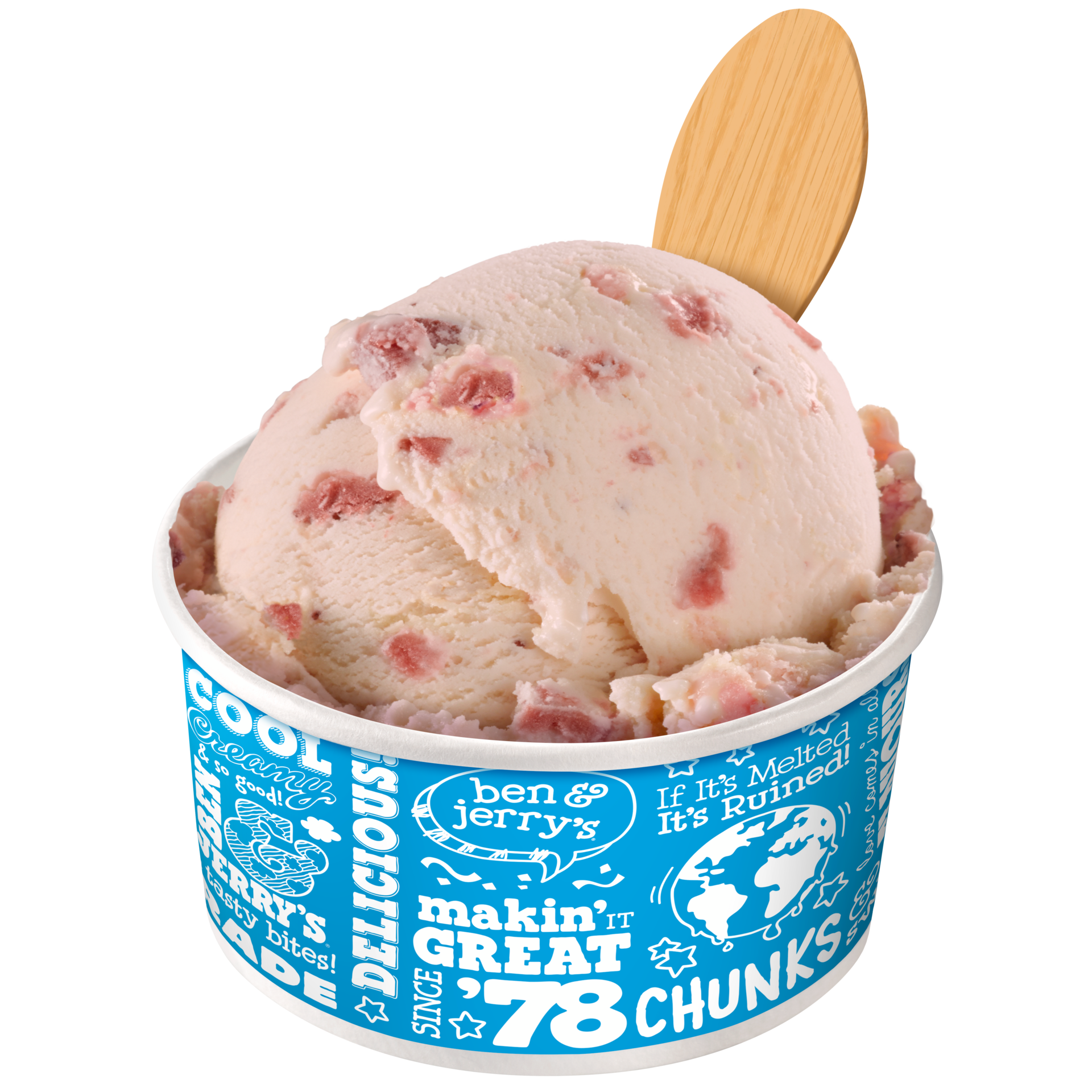 Strawberry Original Ice Cream Scoop Shops