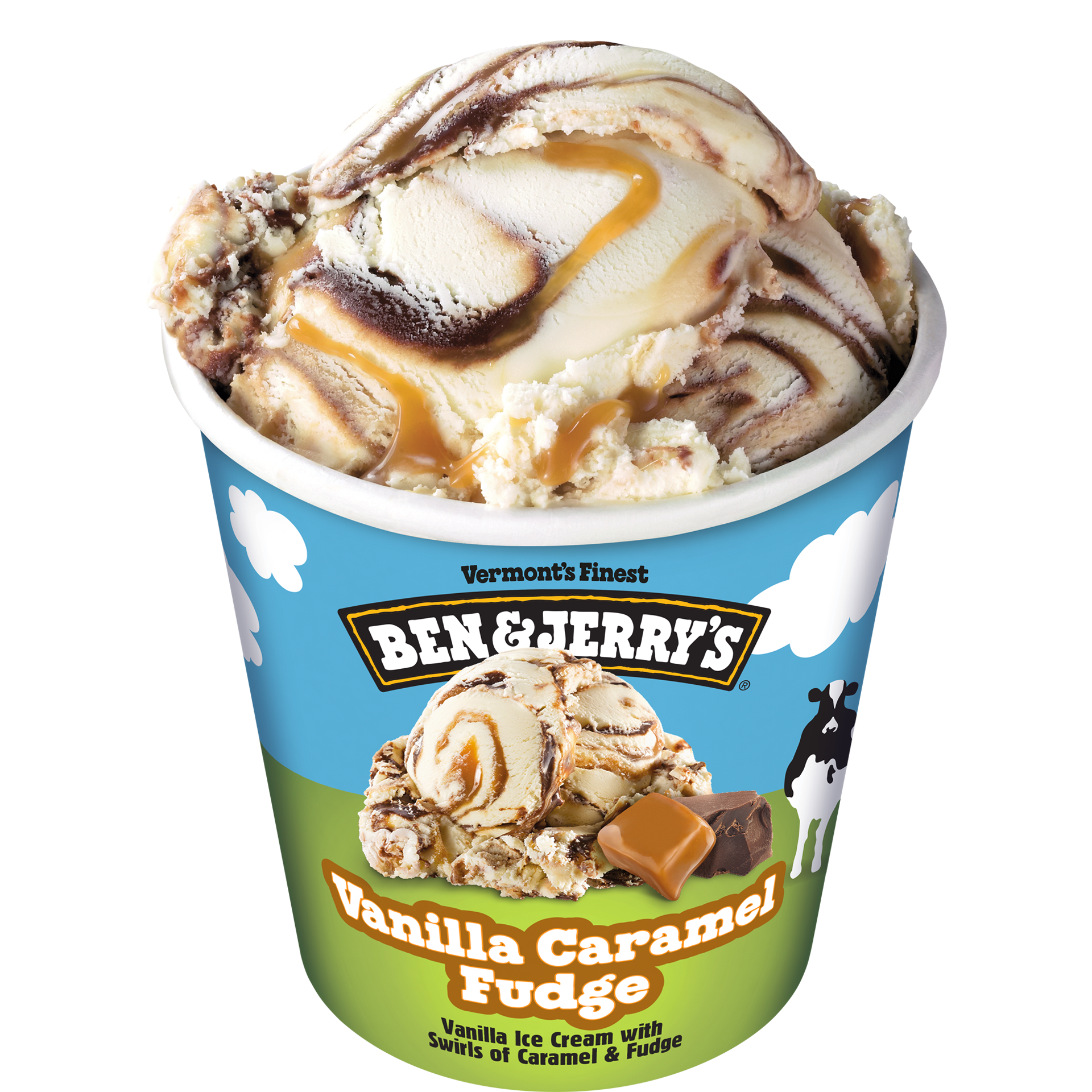 Vanilla Caramel Fudge Original Ice Cream Pint