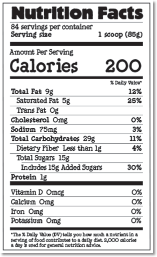 Nutrition Facts