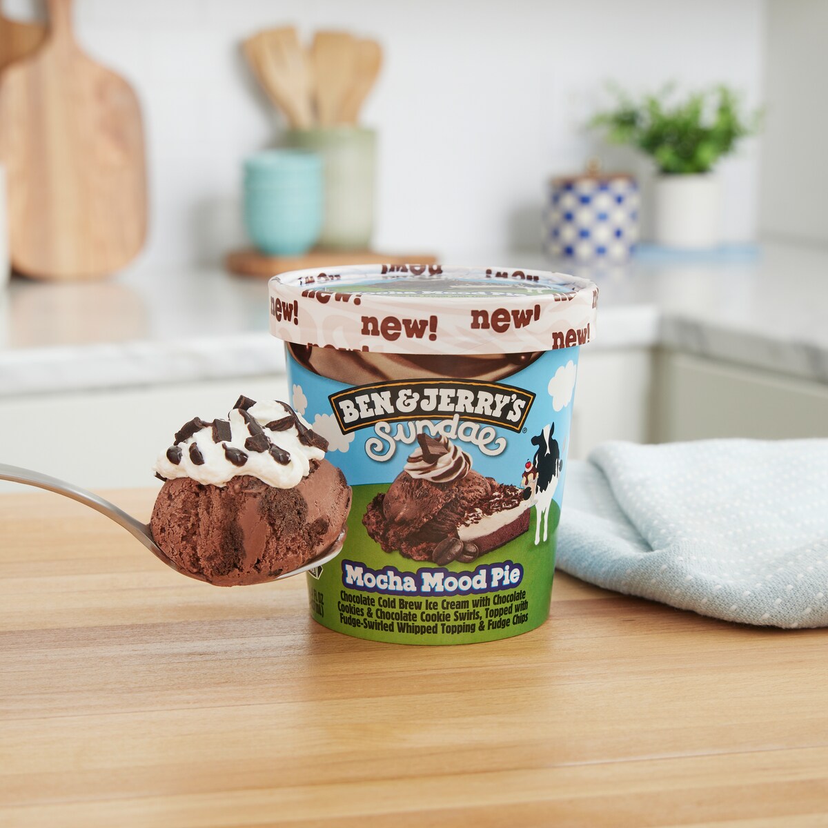 Mocha Mood Pie™ Sundae - Pint 3 / 4