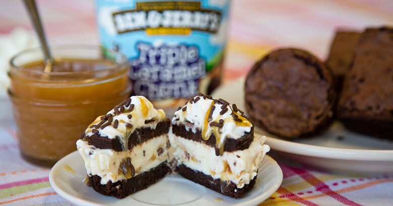 triple caramel cupcakes