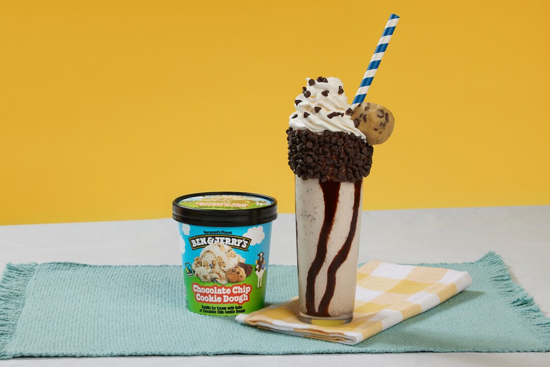 Chocolate Chip Cookie Dough Milkshake