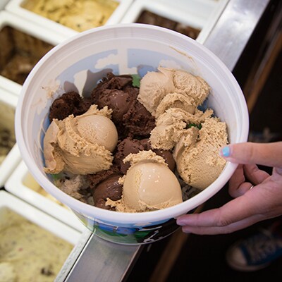 Step 1 - 20 scoops of ice cream