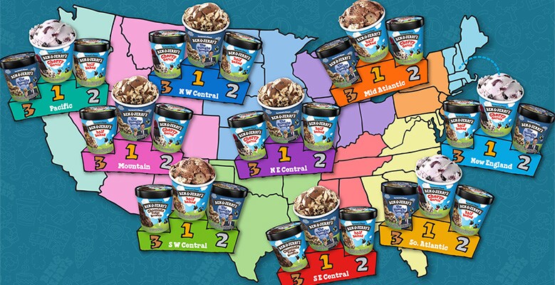 Us map with results