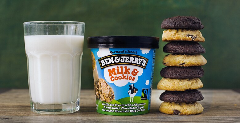 Ben & Jerry's Milk & Cookies