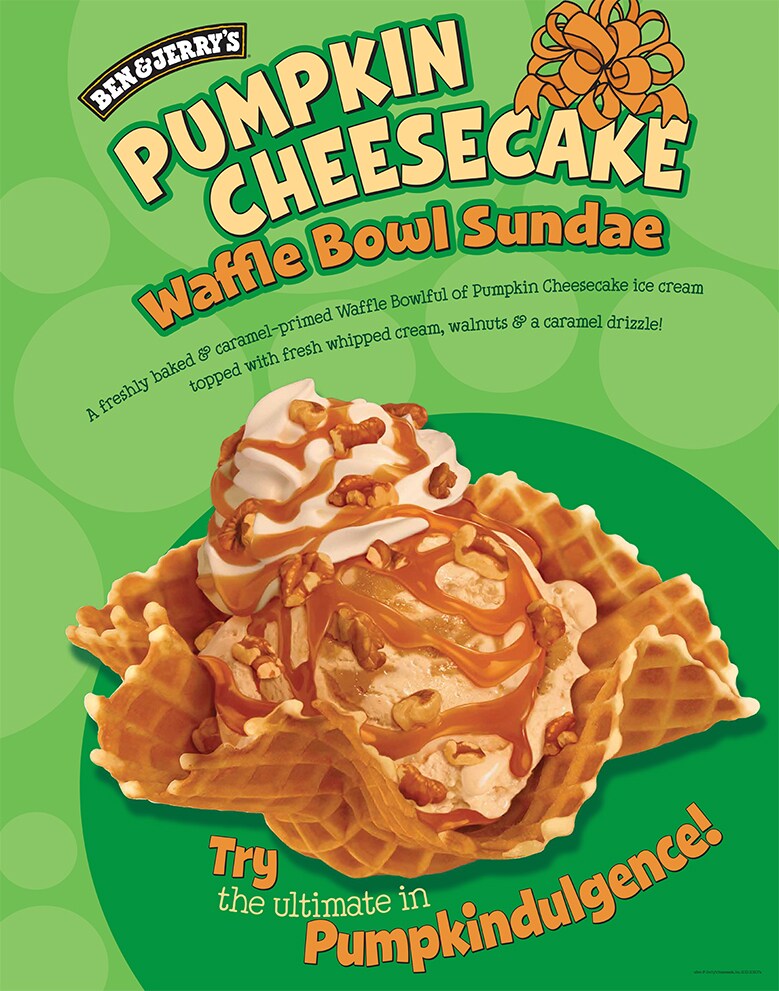 Ben & Jerry's Pumpkin Cheesecake sundae