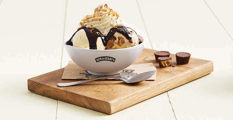 an ice cream sundae 
