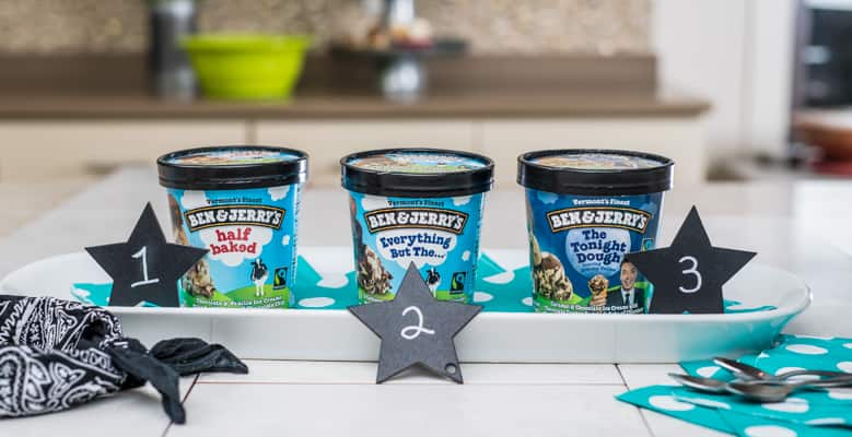 3 Pints of Ben & Jerry's Flavors for testing