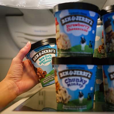 A pint of New York Super Fudge Chunk