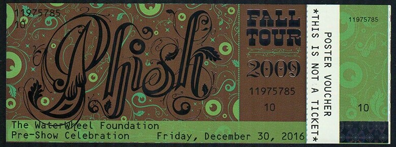 Phish concert ticket