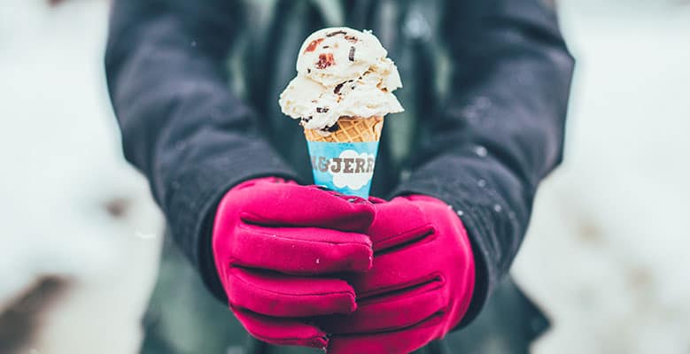Ben & Jerry' Ice cream cone