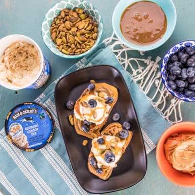 Caramel Cookie Sweet Potato Toast Topper