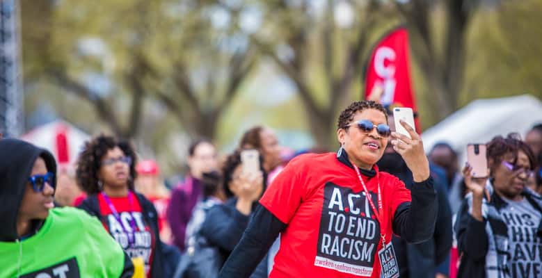 ACT To End Racism rally, April 2018