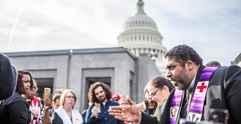 Direct action at the capitol, December 2017