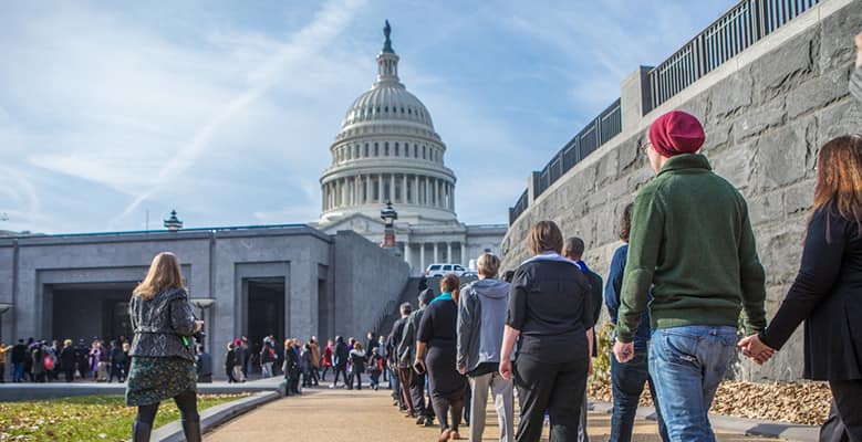 Direct action at the capitol, December 2017