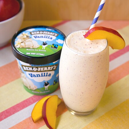 Nectarines & Cream Milkshake from Ben & Jerry's