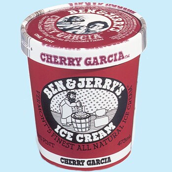 A Pint of Ben & Jerry's Cherry Garcia Ice Cream